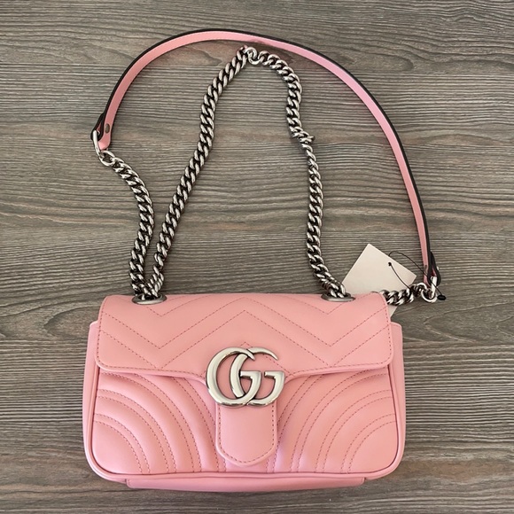 New authentic GUCCI pink marmont bag - Picture 3 of 14
